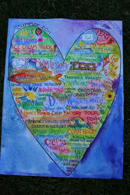 art journal summer list