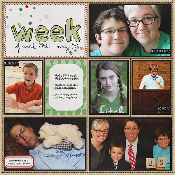 Scrapbooking Project Life OneStoryDown.com