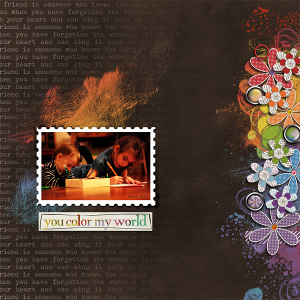 scrapbook layout