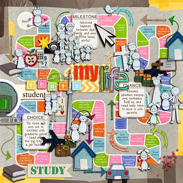 Life as a board game by HeatherB