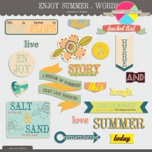 Enjoy Summer * Words