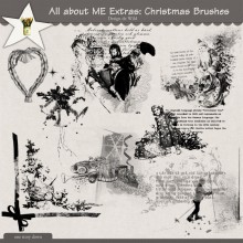 All about ME Extras: Christmas Brushes