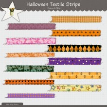 Halloween Textile Strips