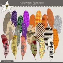 Halloween Feathers