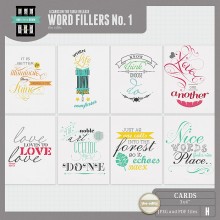 Word Fillers No. 1