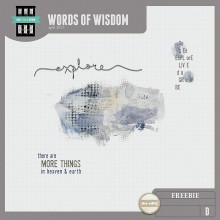 April 2013 Words of Wisdom Freebie 