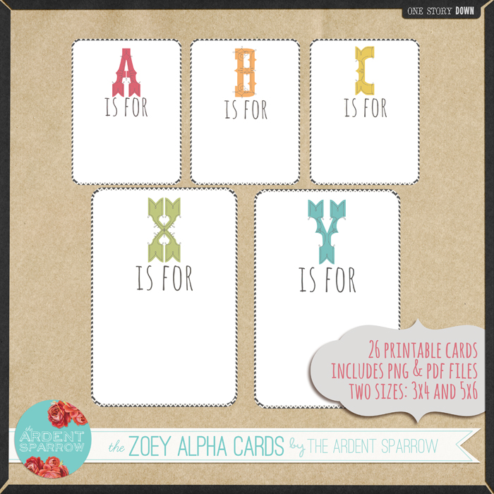 The Zoey Alphabet Cards