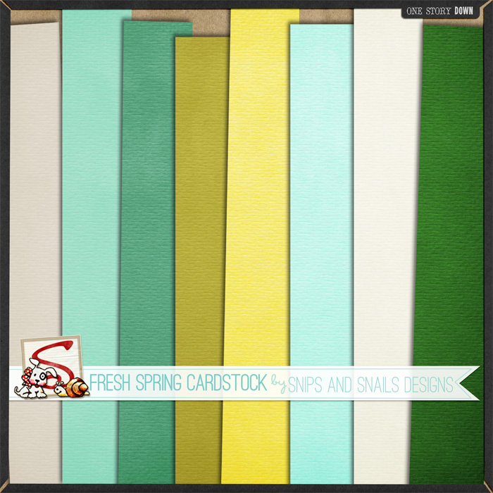 Fresh Spring Cardstock by Snips and Snails Designs