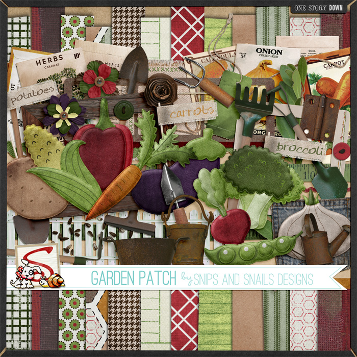 Garden Patch by Snips and Snails Designs