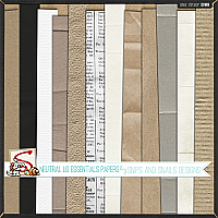 Neutral LO Essentials Papers by Snips and Snails Designs