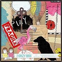 2 Crazy Birds (Art Journaling) - Elements