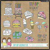 Hip Hip Hooray Set 1 - Element Pack