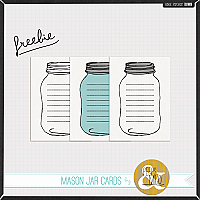 Mason Jar Cards (Freebie)