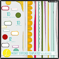 Wonky Stitched Templates