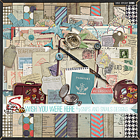 Wish You Were Here by Snips and Snails Designs