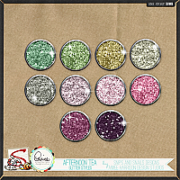 Afternoon Tea Glitter Styles by Aimee Harrison and Snips and Snails Designs