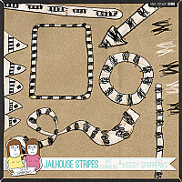 Jailhouse Stripes (Art Journaling) - Elements Pack