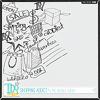 Shopping Addict ~ Doodles