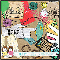 Fish Eye (Art Journaling) - Elements Pack