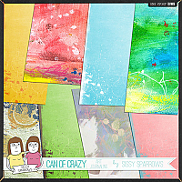 Can of Crazy (Art Journaling) - Paper Pack