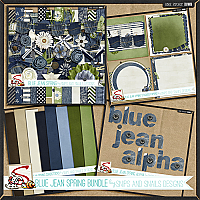 Blue Jean Spring Bundle by Snips and Snails Designs