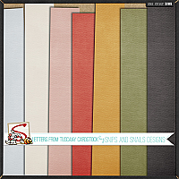 Letters from Tuscany Cardstock by Snips and Snails Designs