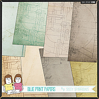 Blue Print Paper Pack