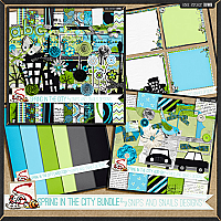 Spring in the City Bundle by Snips and Snails Designs
