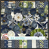 Blue Jean Spring by Snips and Snails Designs 