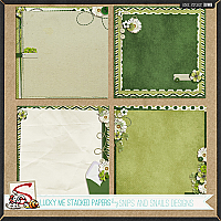Lucky Me Stacked Papers by Snips and Snails Designs