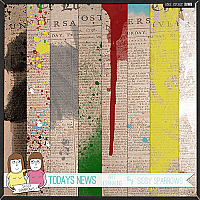 Todays News (Art Journaling) - Papers Pack