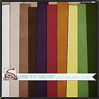 Garden Patch Cardstock by Snips and Snails Designs 