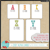 The Zoey Alphabet Cards