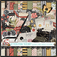 Letters from Tuscany by Snips and Snails Designs 