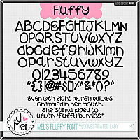 Mel's Fluffy Font